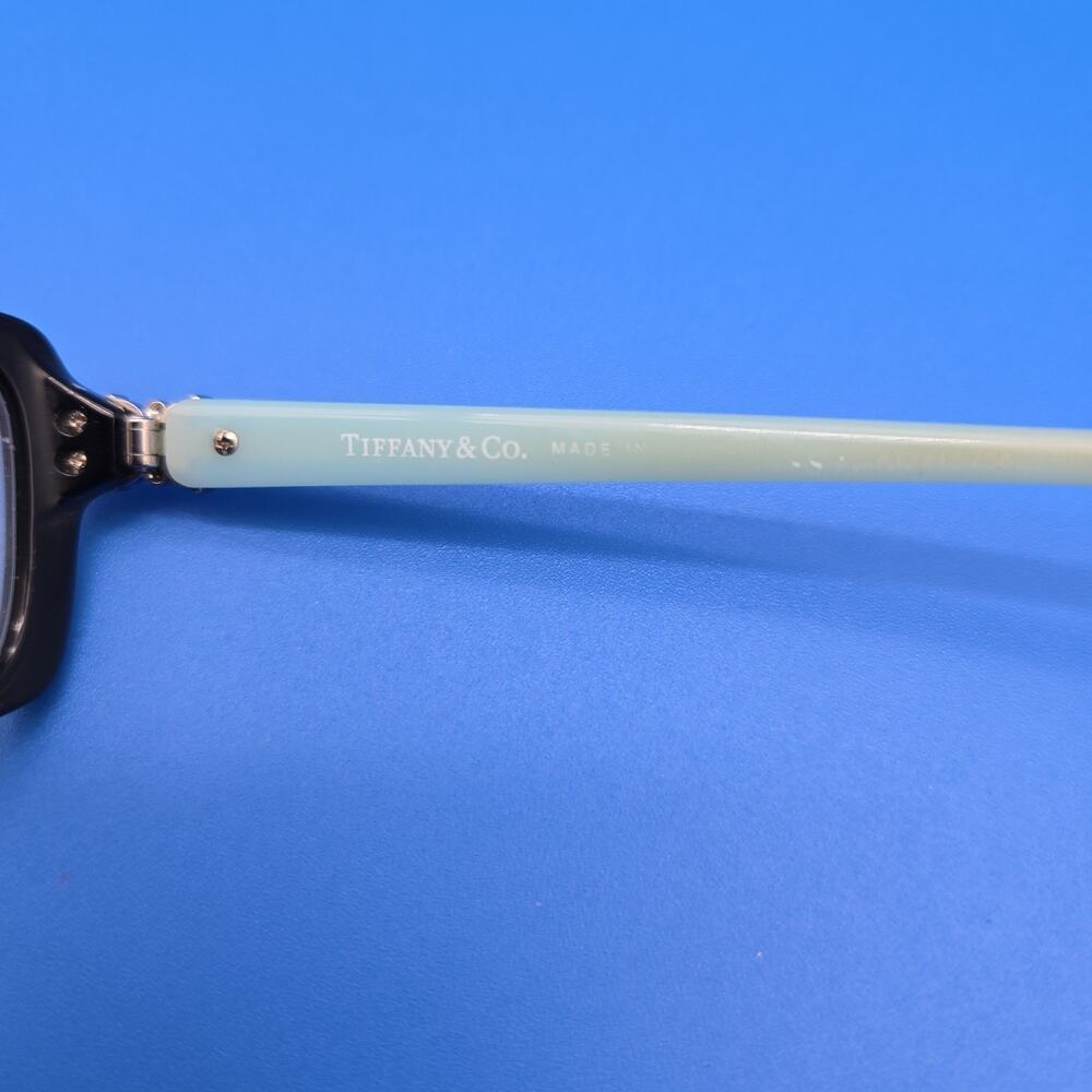 Tiffany & Co. Eyeglasses Frames Only TF 2091-B 8055 53-16-140 Blue Sides Italy - Picture 7 of 12